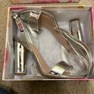 Silver heels